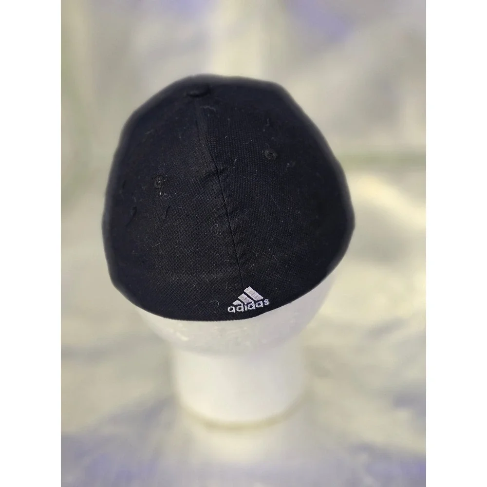 Adidas Aeroready Black Baseball Cap Hat Embroidered Logo RN 90288 Mens Womens